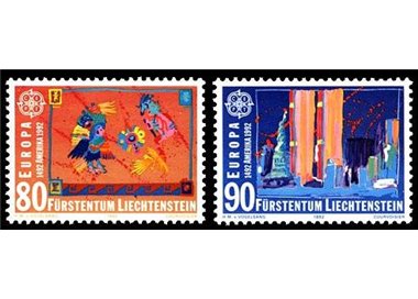 LIECHTENSTEIN 1992 Europa 2v MNH**