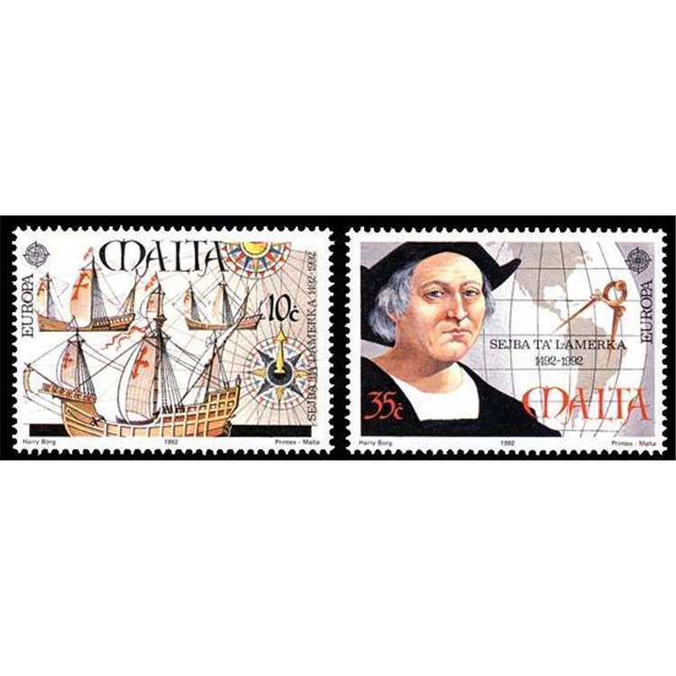 MALTA 1992 Europa 2v MNH**
