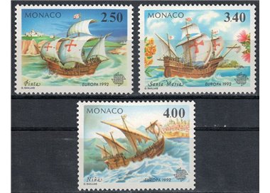 MONACO 1992 Europe 3v MNH**