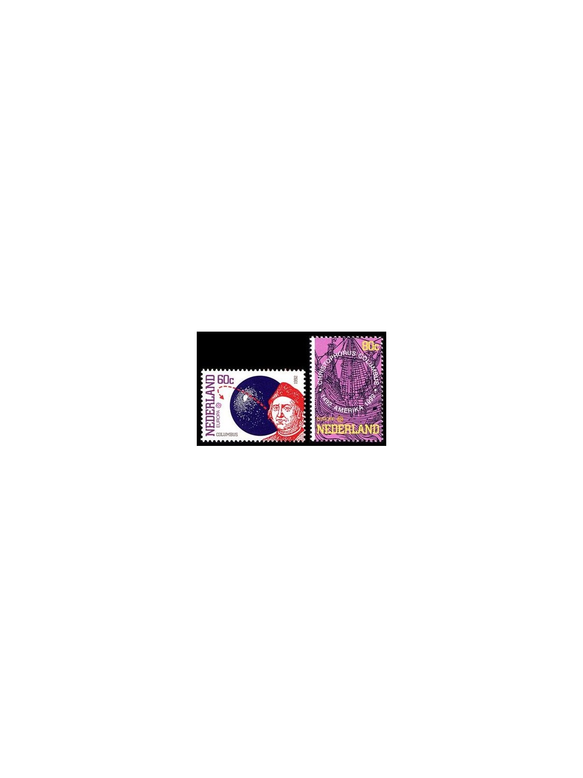 OLANDA 1992 Europa 2v MNH**