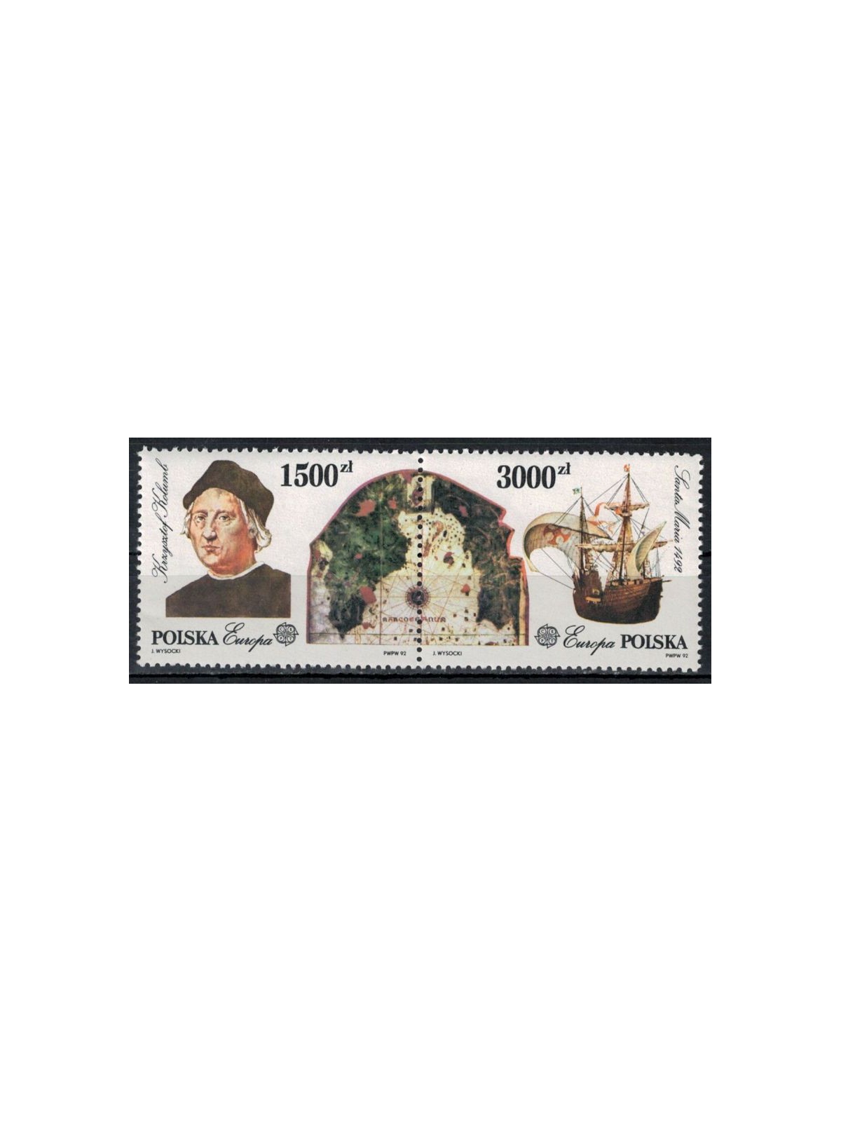 POLONIA 1992 Europa 2v MNH**