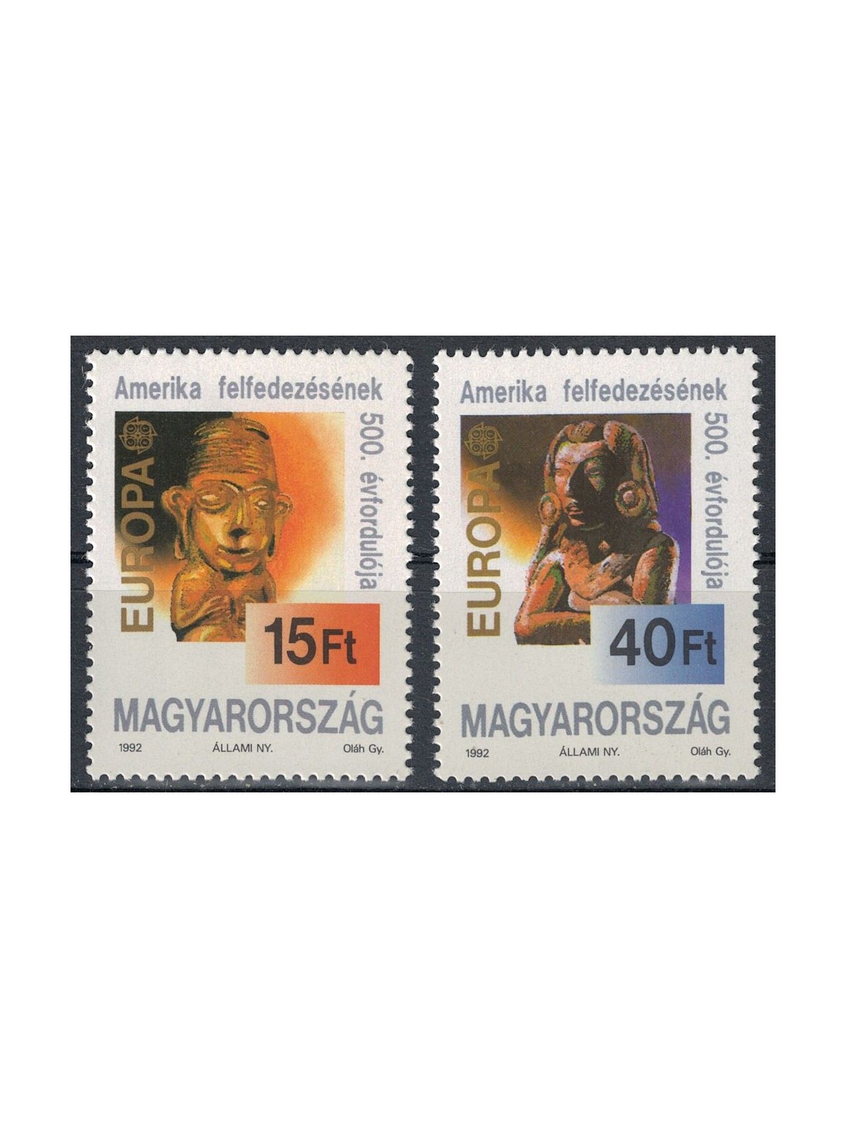 HUNGARY 1992 Europe 2v MNH**