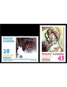 ANDORRA SPAGNOLA 1993 Europa 2v MNH**