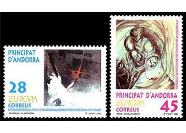 ANDORRA SPAGNOLA 1993 Europa 2v MNH**