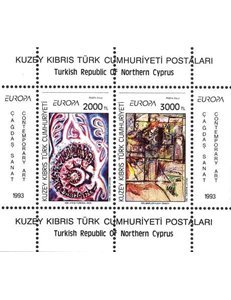 NORTHERN CYPRUS 1993 Europe s/s MNH**