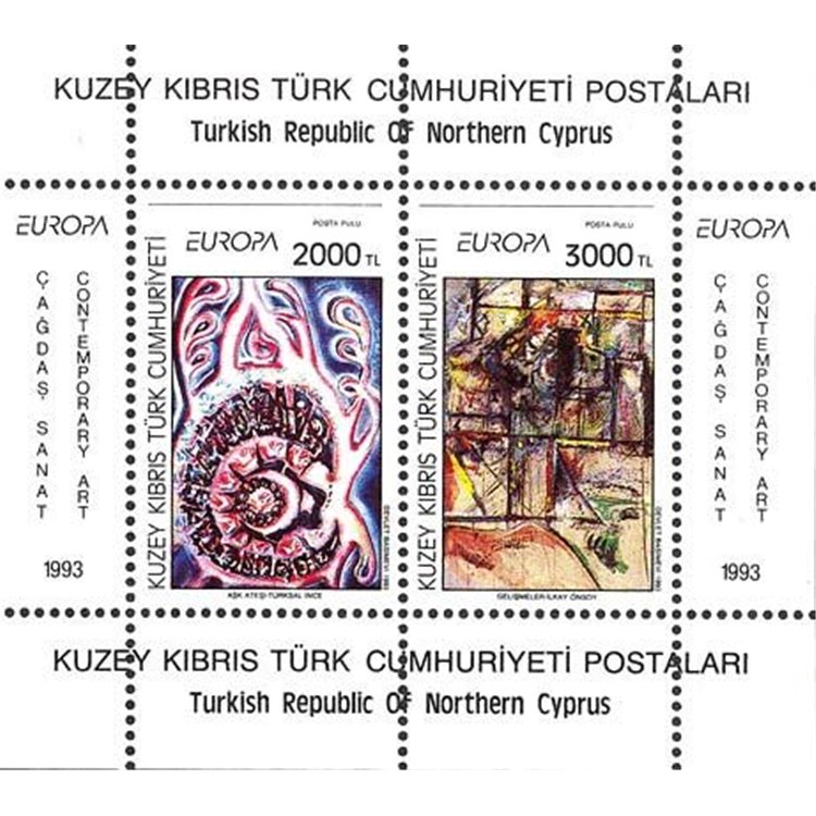 CIPRO DEL NORD 1993 Europa BF MNH**