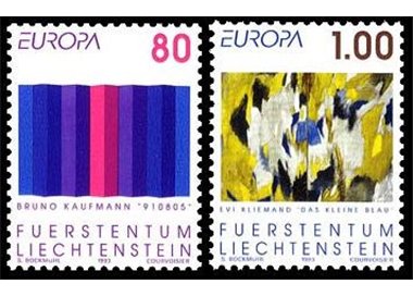 LIECHTENSTEIN 1993 Europa 2v MNH**