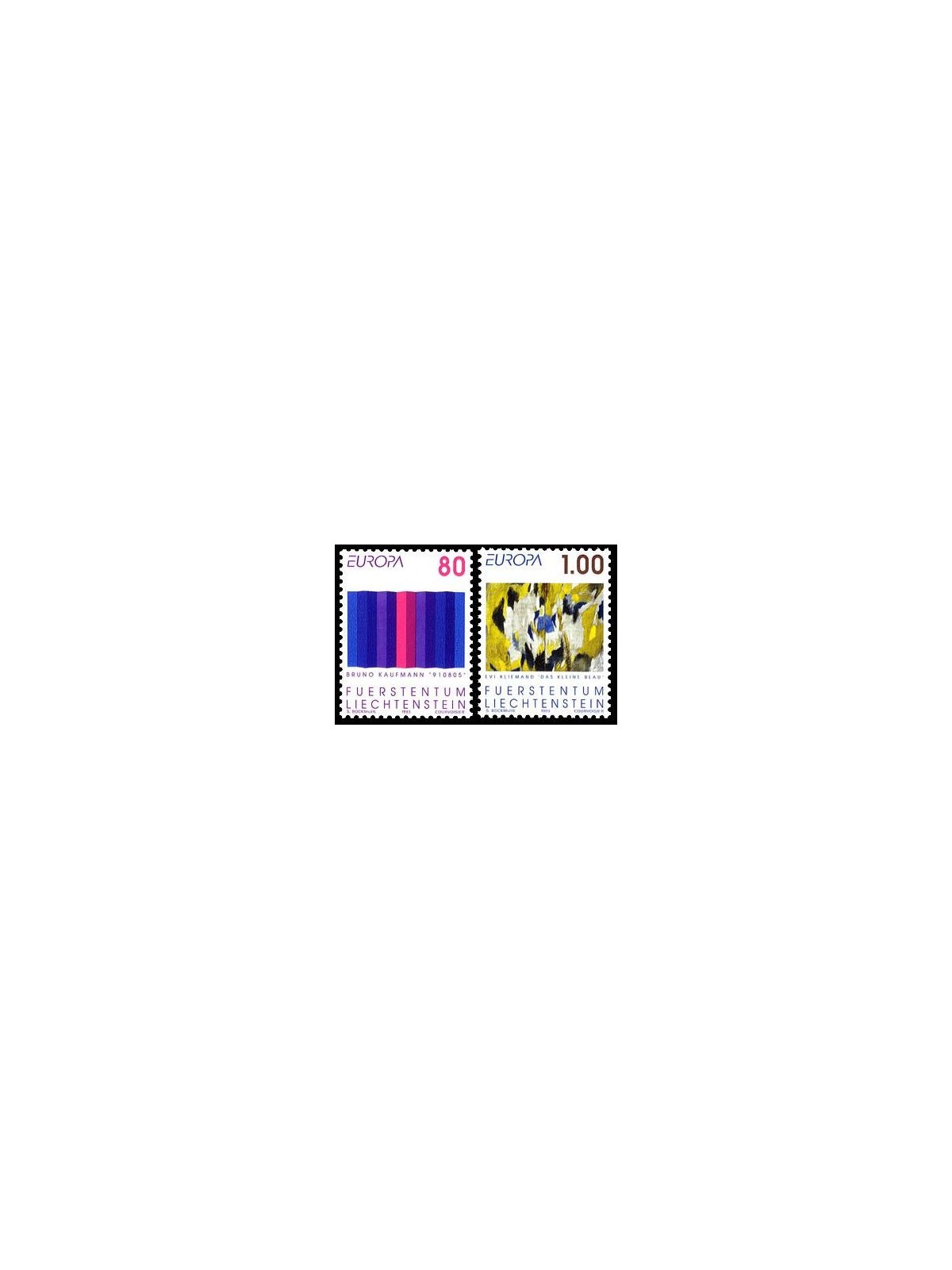 LIECHTENSTEIN 1993 Europe 2v MNH**