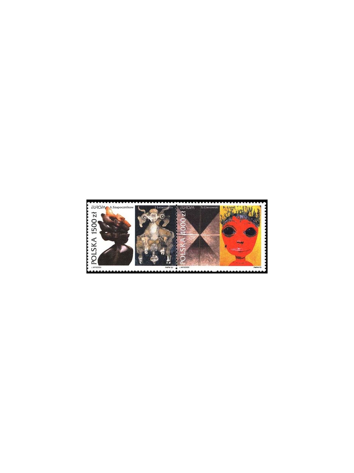 POLAND 1993 Europe 2v MNH**
