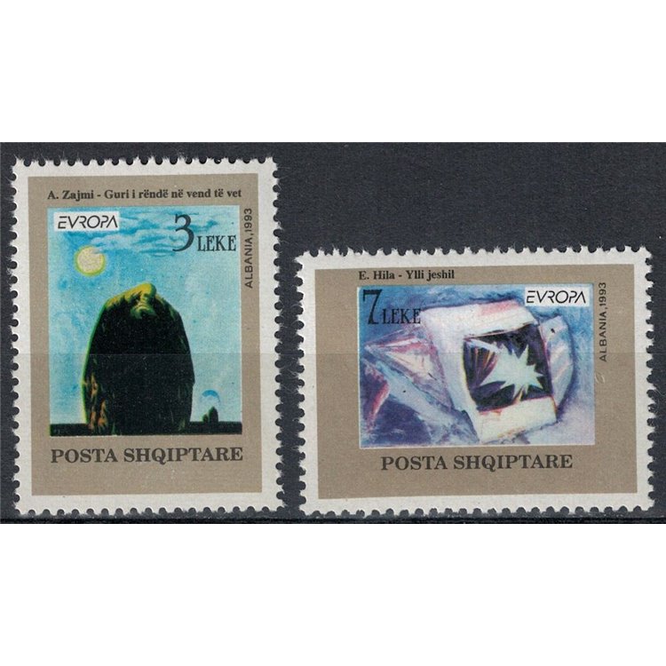 ALBANIA 1993 Europa 2v MNH**