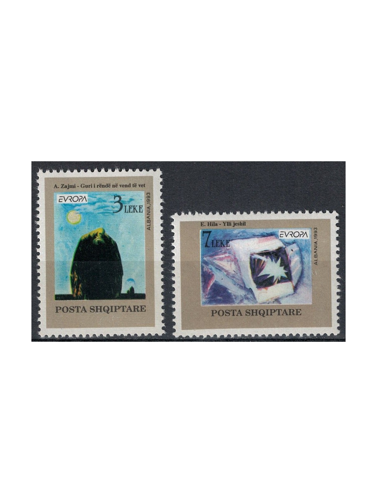 ALBANIA 1993 Europe 2v MNH**