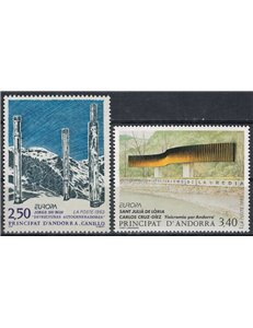 FRENCH ANDORRA 1993 Europe 2v MNH**