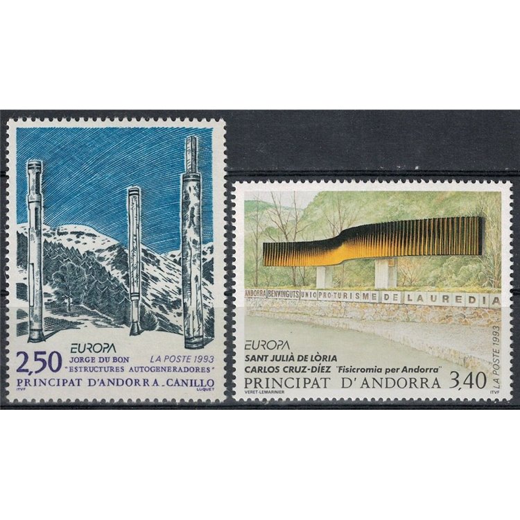 ANDORRA FRANCESE 1993 Europa 2v MNH**