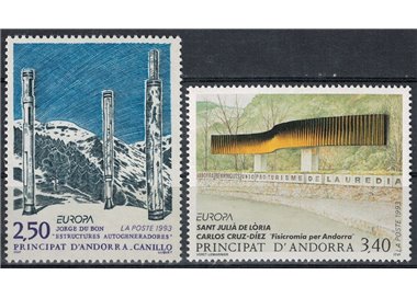ANDORRA FRANCESE 1993 Europa 2v MNH**