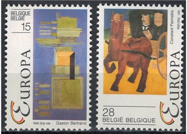 BELGIUM 1993 Europe 2v MNH**