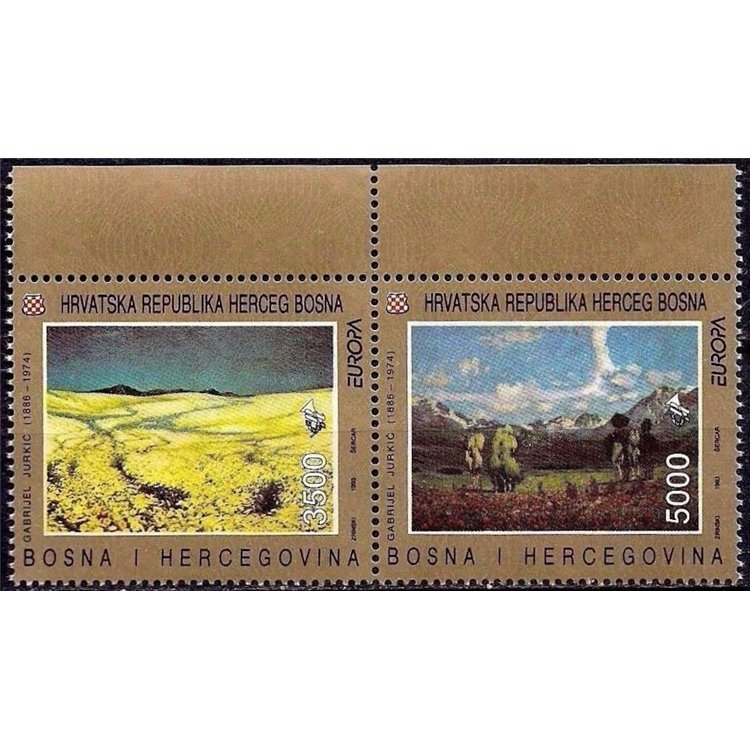 BOSNIA CROATA 1993 Europa 2v MNH**