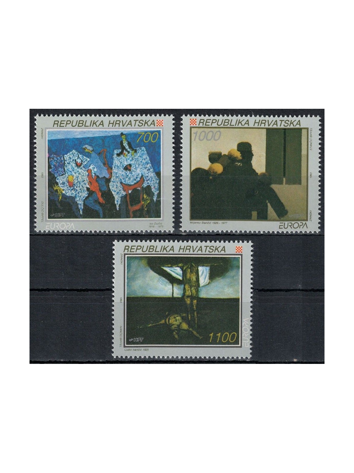 CROAZIA 1993 Europa 3v MNH**