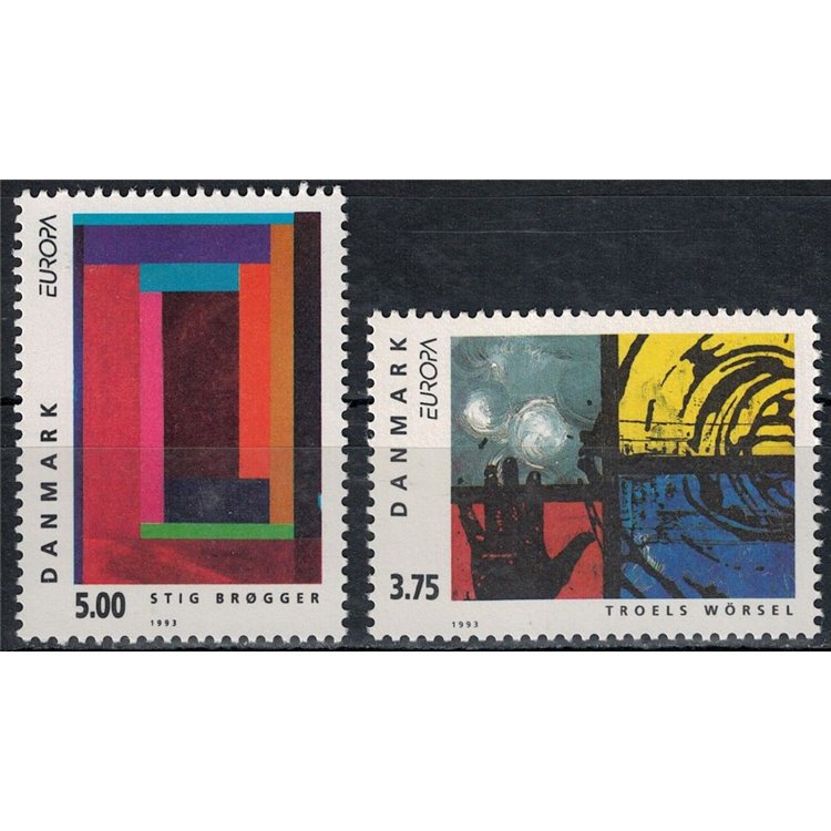 DANIMARCA 1993 Europa 2v MNH**