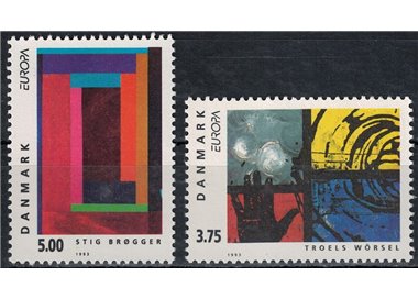 DENMARK 1993 Europe 2v MNH**