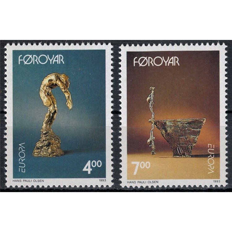 FAROE ISLANDS 1993 Europe 2v MNH**