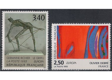 FRANCE 1993 Europe 2v MNH**