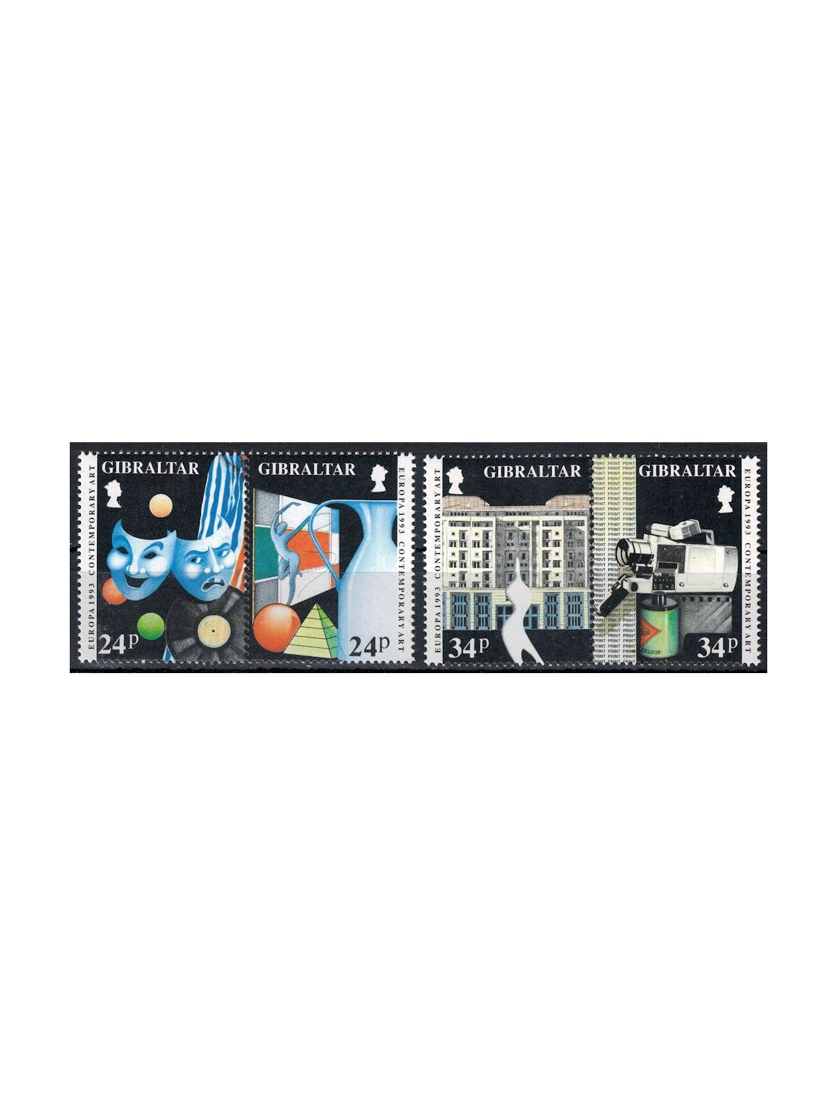 GIBRALTAR 1993 Europe 4v MNH**