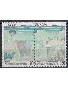 GRECIA 1993 Europa 2v MNH**
