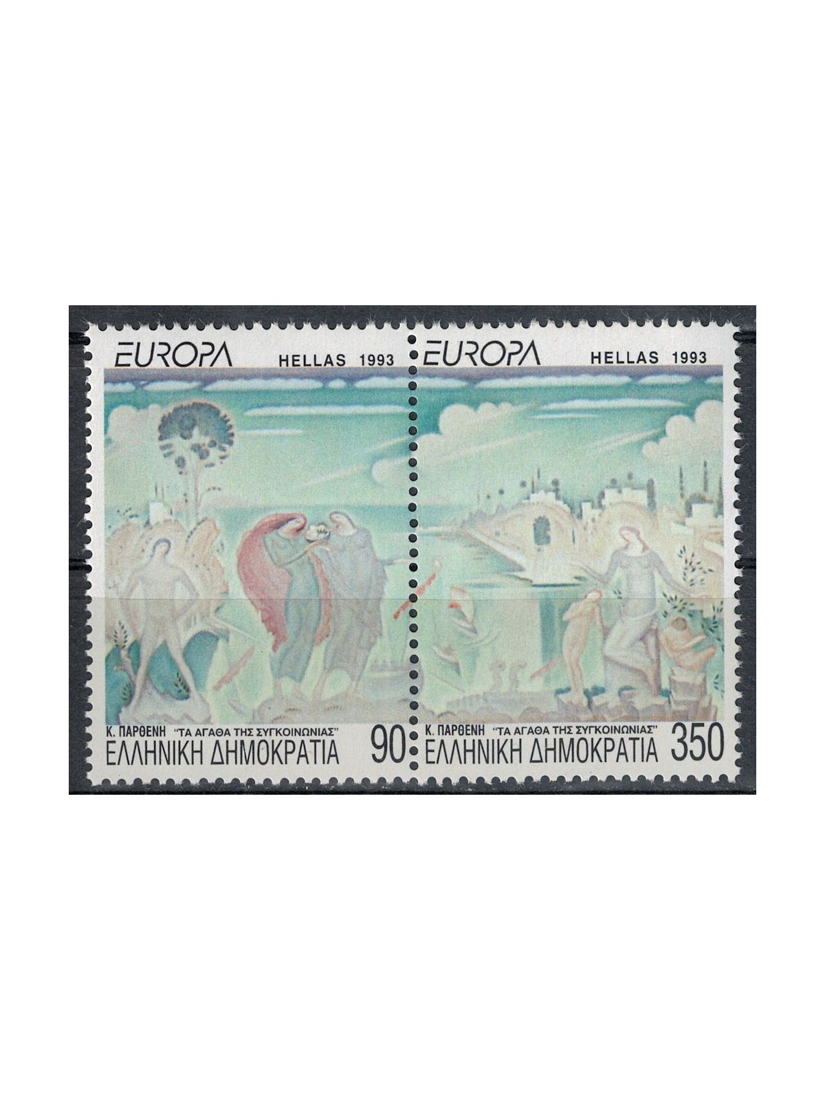 GRECIA 1993 Europa 2v MNH**