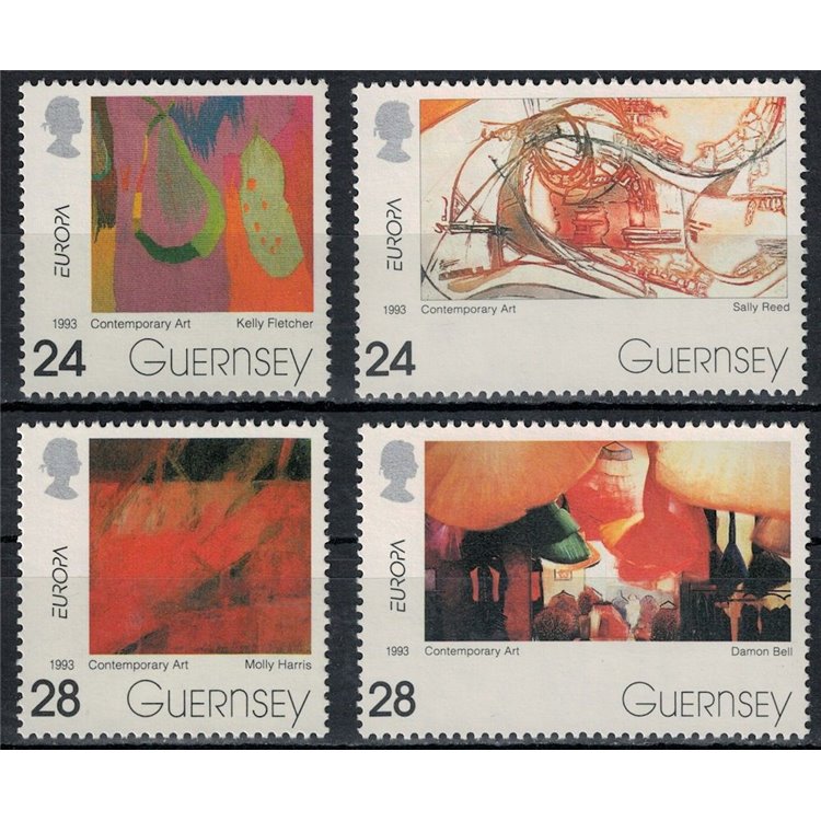GUERNSEY 1993 Europa 4v MNH**