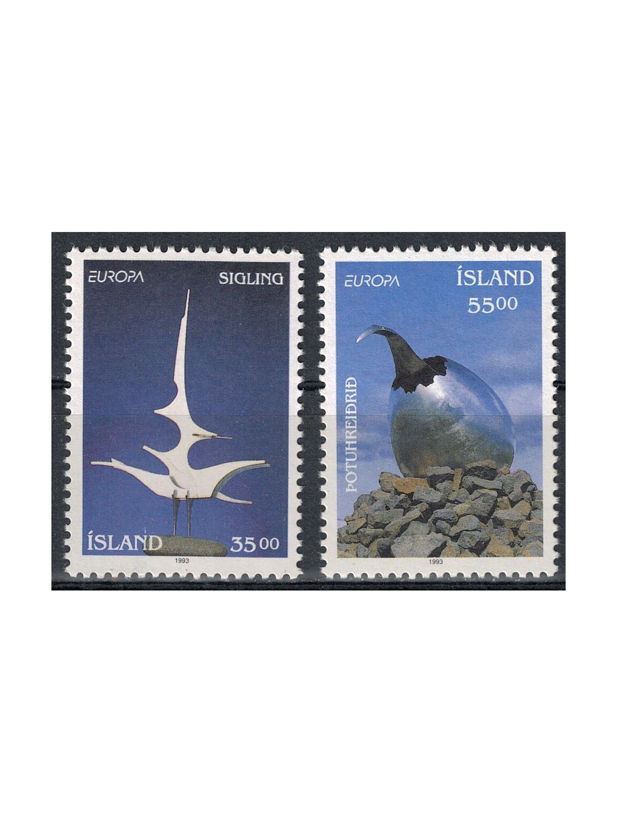ICELAND 1993 Europe 2v MNH**