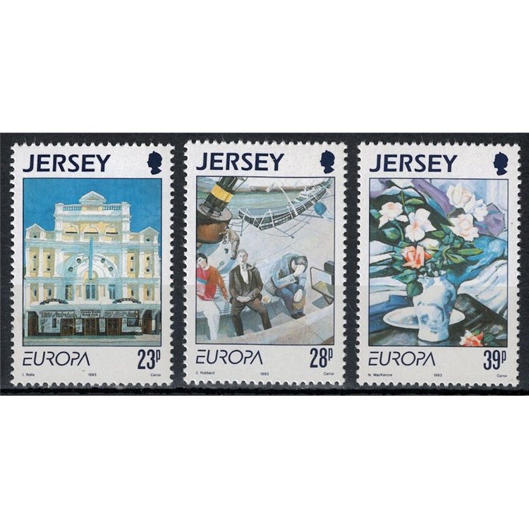 JERSEY 1993 Europe 3v MNH**