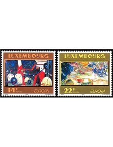 LUSSEMBURGO 1993 Europa 2v MNH**