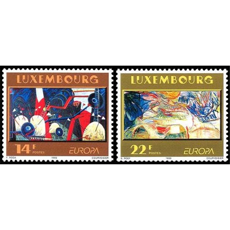 LUSSEMBURGO 1993 Europa 2v MNH**