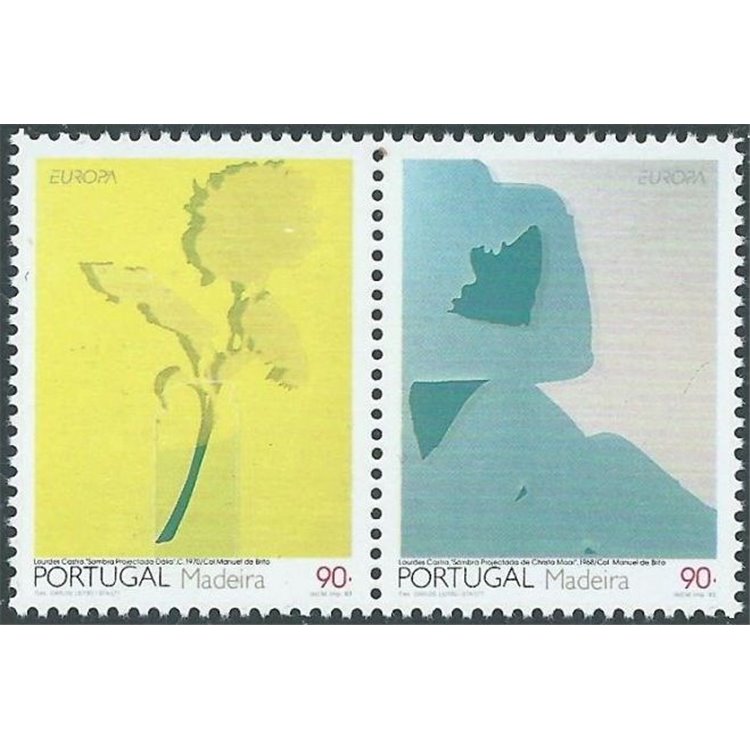 MADERA 1993 Europa 2v MNH**