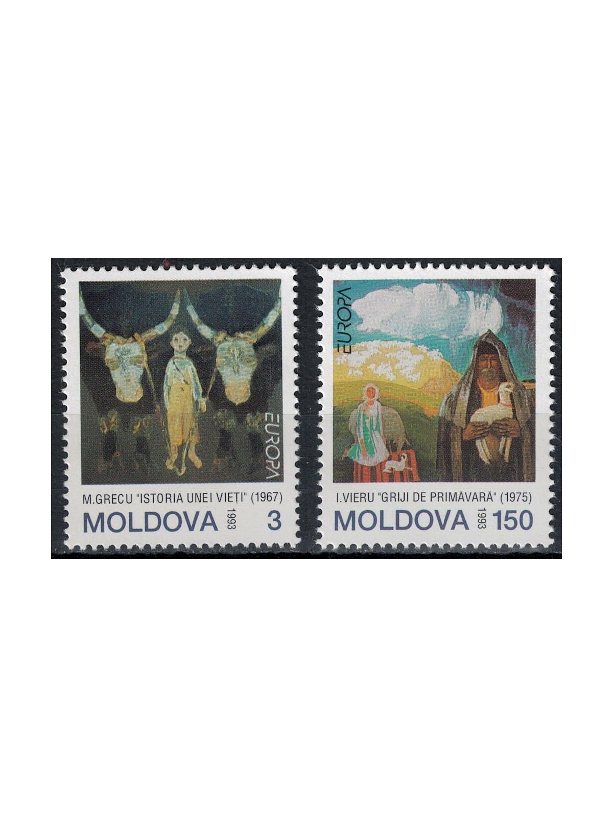 MOLDOVA 1993 Europe 2v MNH**