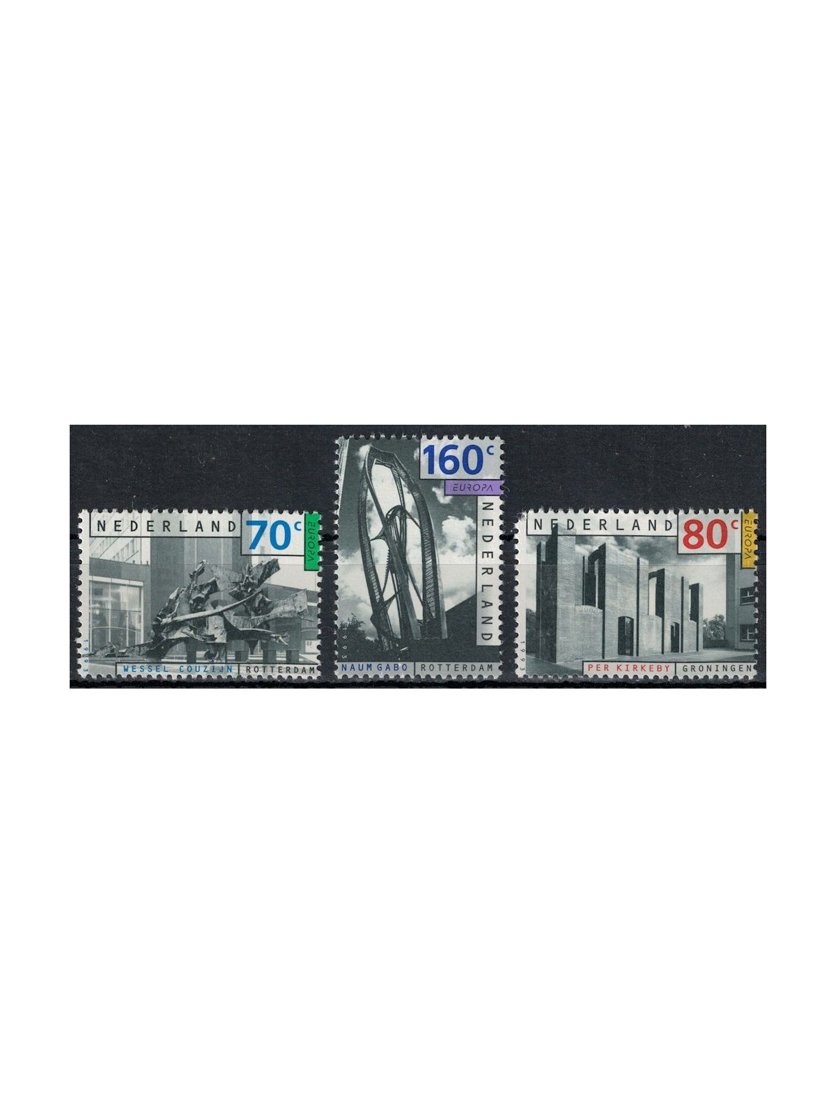 NETHERLANDS 1993 Europe 3v MNH**