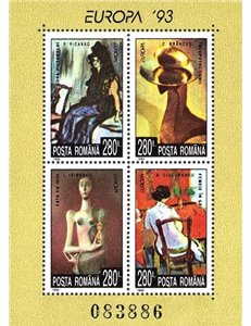 ROMANIA 1993 Europa BF MNH**