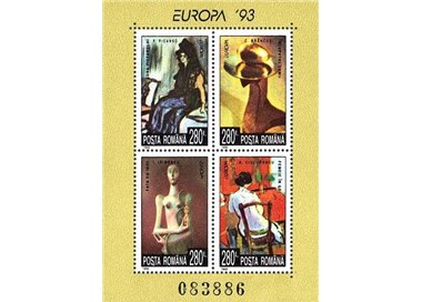 ROMANIA 1993 Europa BF MNH**