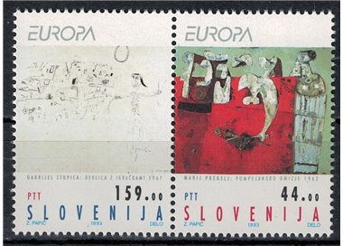 SLOVENIA 1993 Europe 2v MNH**