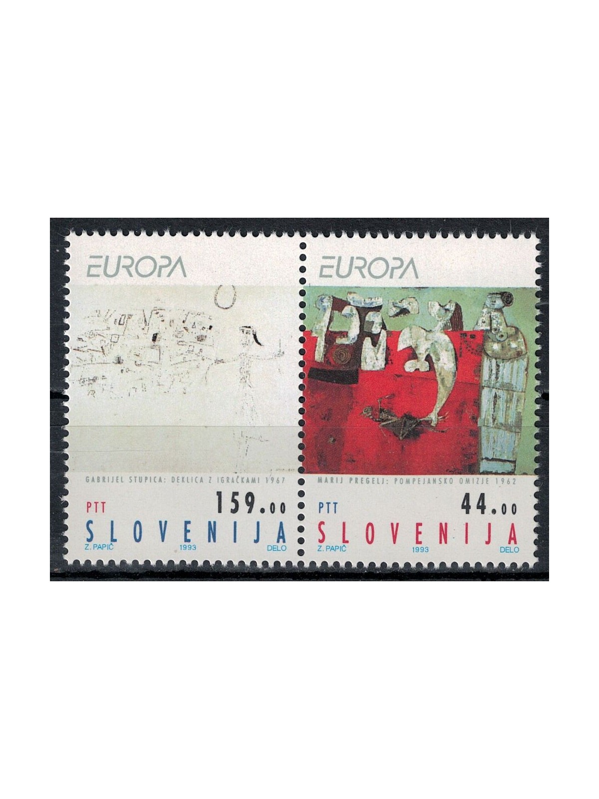 SLOVENIA 1993 Europe 2v MNH**