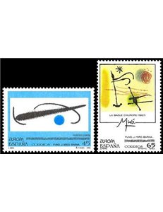 SPAGNA 1993 Europa 2v MNH**