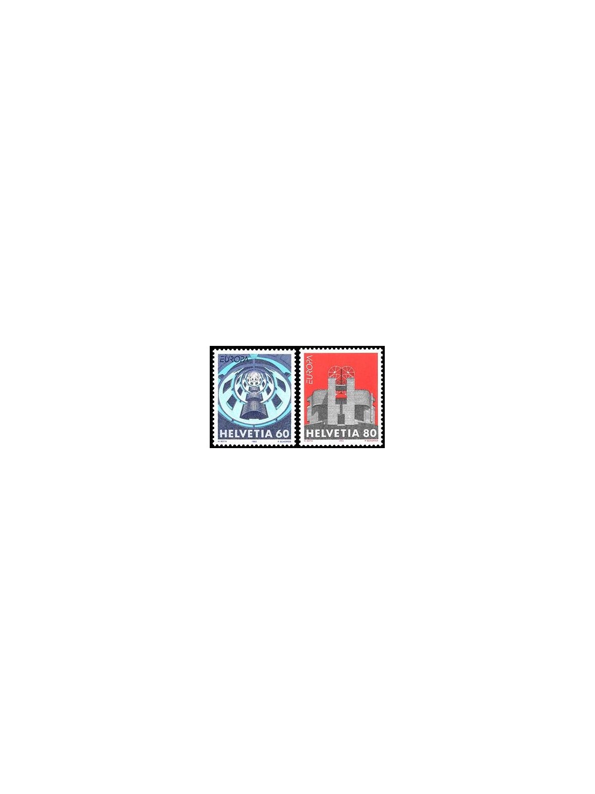 SWITZERLAND 1993 Europe 2v MNH**