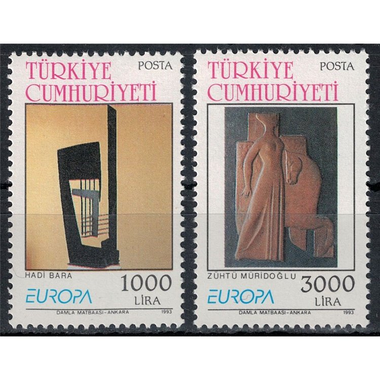 TURCHIA 1993 Europa 2v MNH**