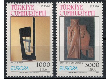 Türkiye 1993 Europe 2v MNH**