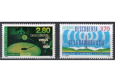 FRENCH ANDORRA 1994 Europe 2v MNH**
