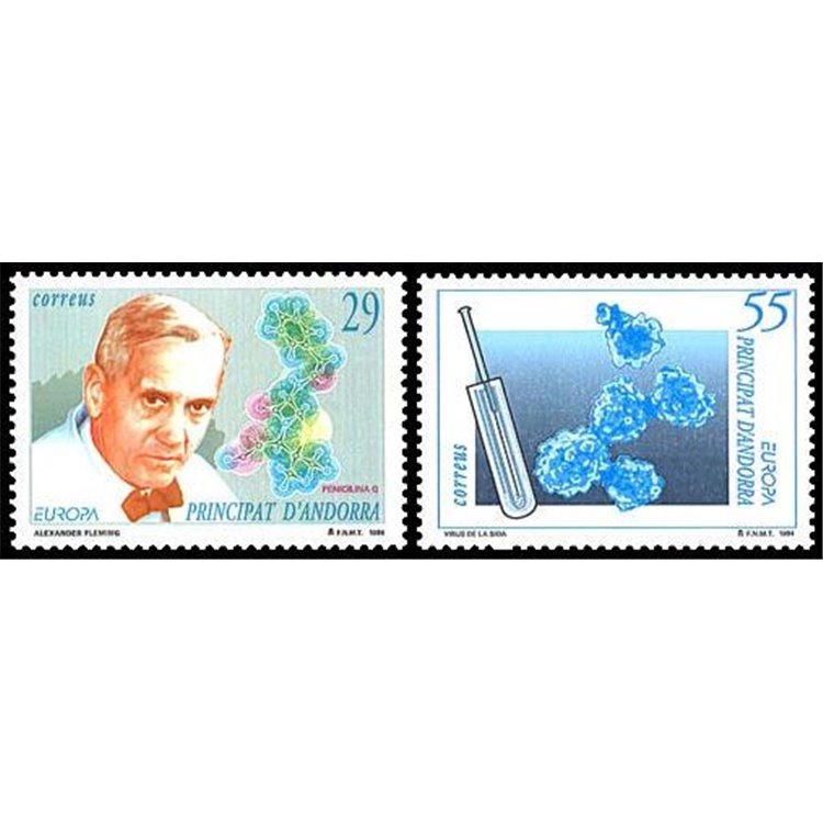 ANDORRA SPANISH 1994 Europe 2v MNH**