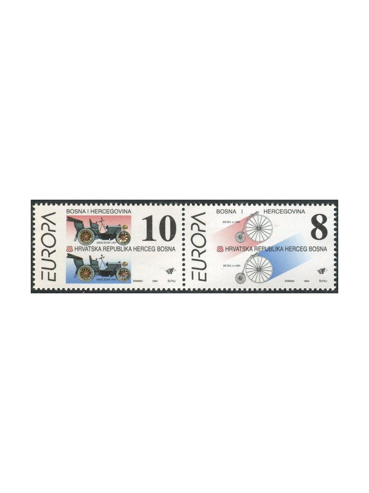 BOSNIA CROATA 1994 Europa 2v MNH**