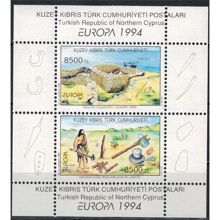 CIPRO DEL NORD 1994 Europa BF MNH**