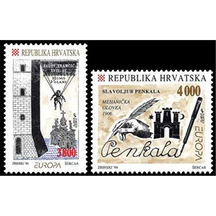 CROATIA 1994 Europe 2v MNH**