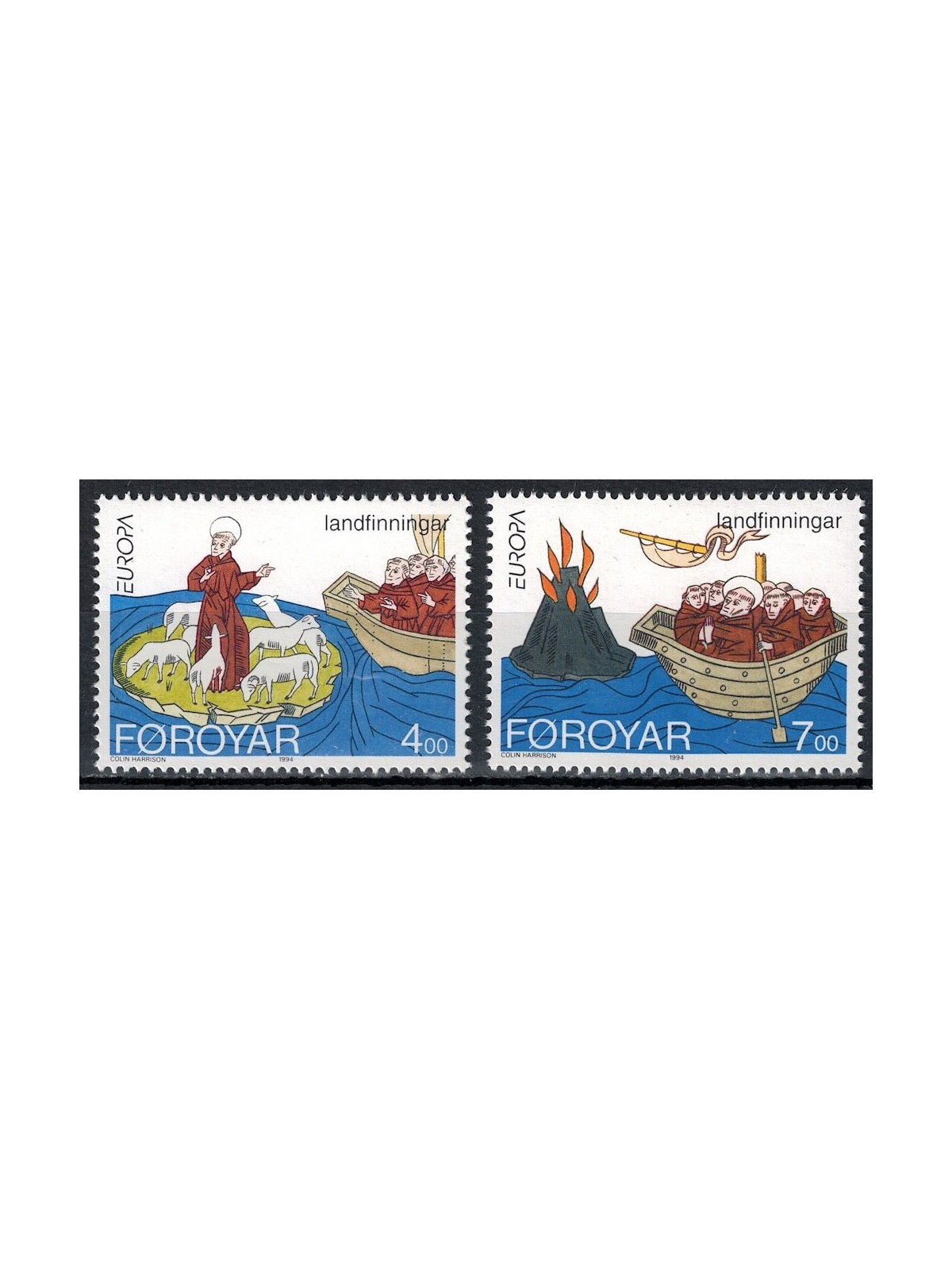 FAEROER 1994 Europa 2v MNH**